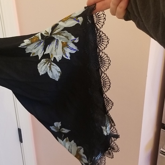 NWOT FREE PEOPLE floral tunic/mini dress - Picture 4 of 12